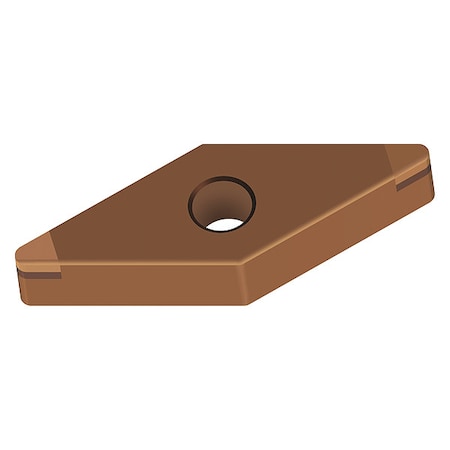 Diamond Turning Insert, 3, VNGA, 1 MPN:7636841