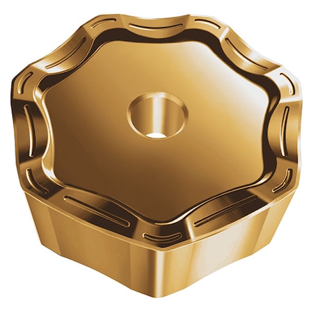Heptagon Milling Insert, 3/4 in, XNHF, 3/64 in MPN:7347417