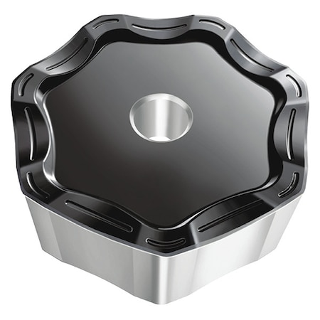 Heptagon Milling Insert, 3/4 in, XNMF, 3/64 in MPN:7220850