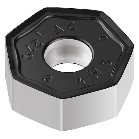 Heptagon Milling Insert, 0.5710 in, XNMU, 1/32 in MPN:6768432