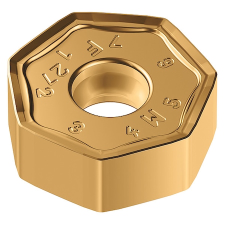 Heptagon Milling Insert, 3/4 in, XNMU, 1/32 in MPN:7182161
