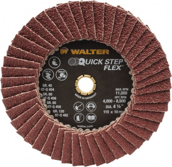 Flap Disc: 40 Grit, Aluminum Oxide, Type 29 MPN:07Q454