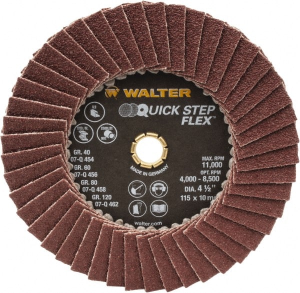 Flap Disc: 60 Grit, Aluminum Oxide, Type 29 MPN:07Q456