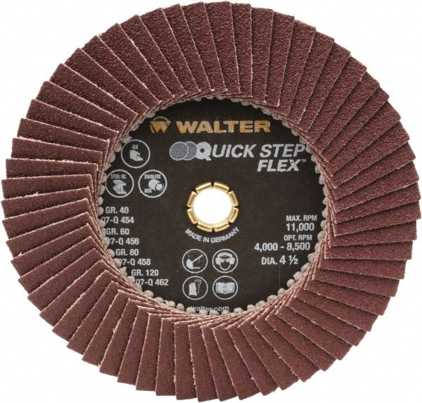 Flap Disc: 80 Grit, Aluminum Oxide, Type 29 MPN:07Q458