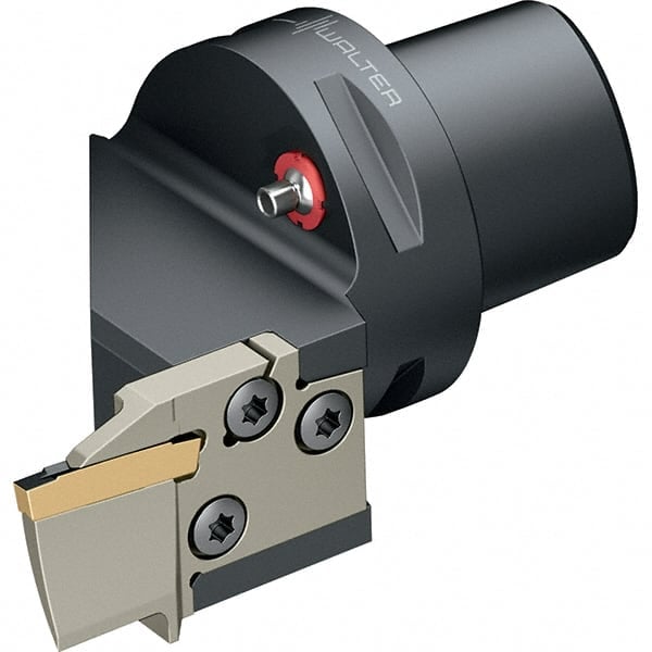 Indexable Grooving-Cutoff Toolholder: NCEE32-C600L-GX24-3-4, 4 to 5 mm Groove Width, 15 mm Max Depth of Cut, Left Hand MPN:5012287