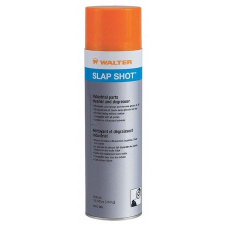 SLAP SHOT Cleaner/Degreaser, 16.9 oz Aerosol Spray Can, Ready To Use, Solvent Based, K1 MPN:53C502