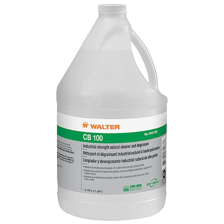 CB 100 Cleaner/Degreaser, 1 gal Jug, Ready to Use, Water Based MPN:53G165
