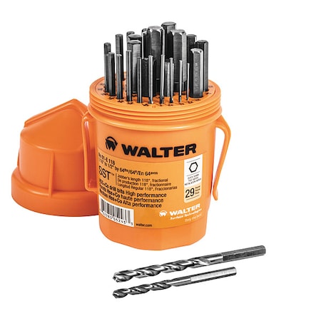 29pc. 118 Degrees Drill Bit Set MPN:01E118