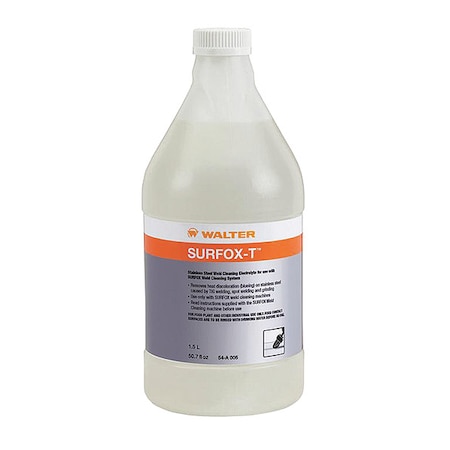Weld Cleaning Electrolyte, 1.5 L, Bottle MPN:54A005