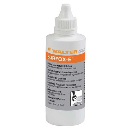 Etching Solution, 3.4 oz, Bottle MPN:54A041