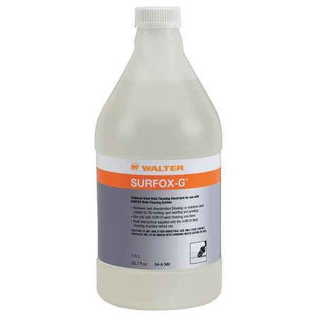Weld Cleaning Electrolyte, 1.5L, Bottle MPN:54A065