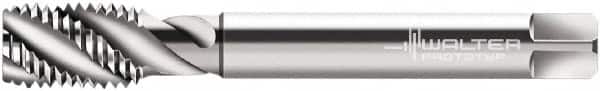 Spiral Flute Tap: 1/4-32, UNEF, 3 Flute, Modified Bottoming, 2B Class of Fit, Cobalt, Bright/Uncoated MPN:6244773