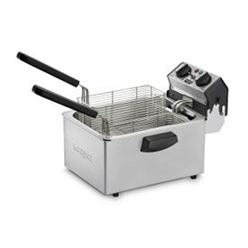 Waring WDF75RC - Deep Fryer Countertop Heavy Duty 8-1/2 Lb. Capacity 120V WDF75RC