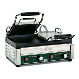 Waring WFG300 - Panini Grill Smooth Top & Bottom 240V WFG300