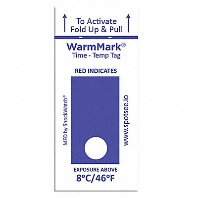 Temperature Indicator Label Heat PK100 MPN:WM 8/46-8