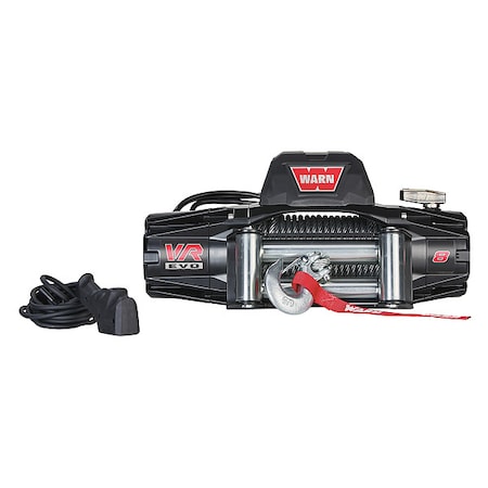 Electric Winch, 12VDC, 8000 lb. Load Cap. MPN:103250