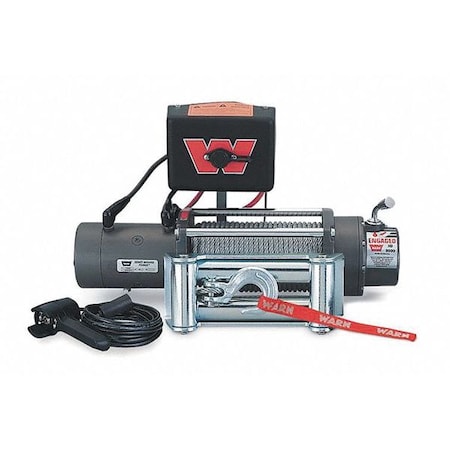 Electric Winch, 4-3/5HP, 12VDC MPN:28500