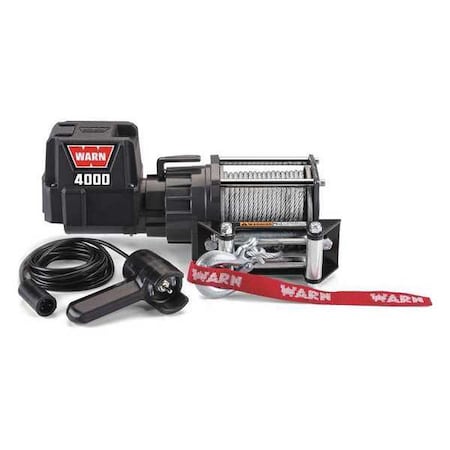 Electric Winch, 1-9/10HP, 12VDC MPN:4000DC