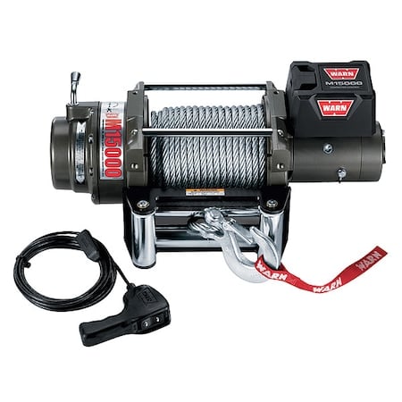 Electric Winch, 4-3/5HP, 12VDC MPN:47801