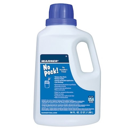 No Pock Pro Drywall Compound Additive, White, Bottle, 64 oz MPN:96