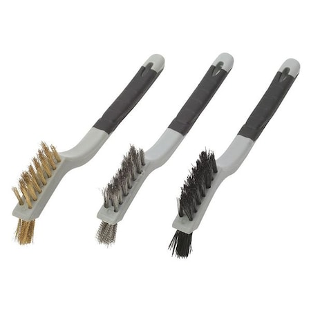 Wire Mini Brush Set, 3Pc MPN:10481