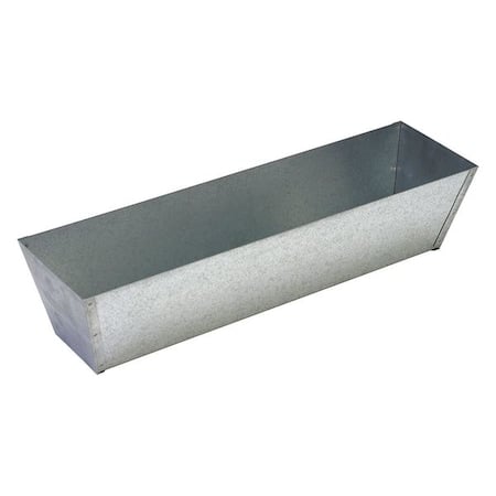 Mud Pan, Galvanized, 14