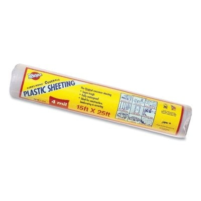 15'X25' 4 Mil Clear Carry-Home Coverall Plastic MPN:4CH15-C