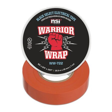 Electrical Tape 7 mil, Orange MPN:WW-722-OR