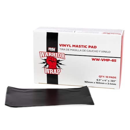 Vinyl-Backed Mastic Pad/Roll, Length 4Ft MPN:WW-VMP-65
