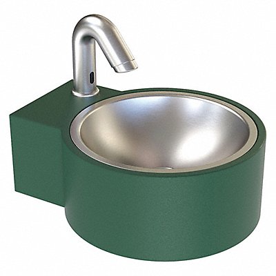 Wall-Mounted Outdoor Hand Sink Green MPN:GWC75-SO