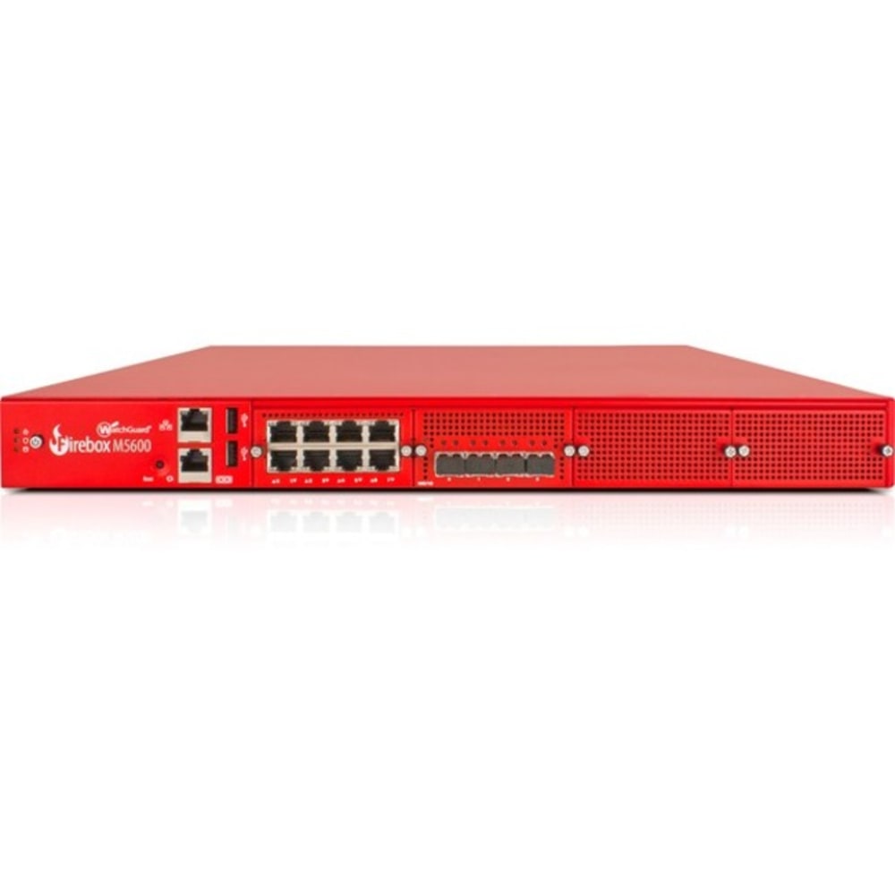 WatchGuard Firebox M5600 High Availability with 1-yr Standard Support - 8 Port - 10GBase-X 10 Gigabit Ethernet, 1000Base-T MPN:WG561071