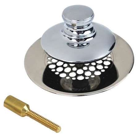 Bathtub Stopper and Drain, Push Pull, Grid MPN:4875N-PP-CP-G-51