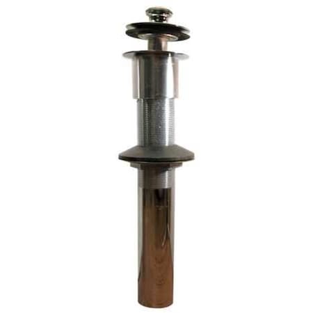 Push Pull Lavatory Drain, 1-1/4 In MPN:801-PP-BRS-CP