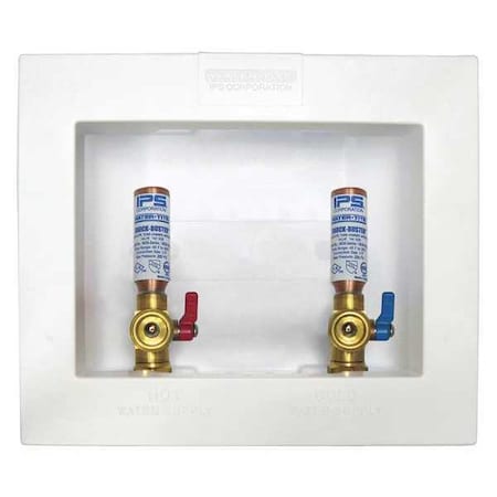 Washing Machine Oulet Box w/Hammer Arrester 1/2
