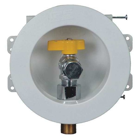 Gas Outlet Box Mini Round 1/2