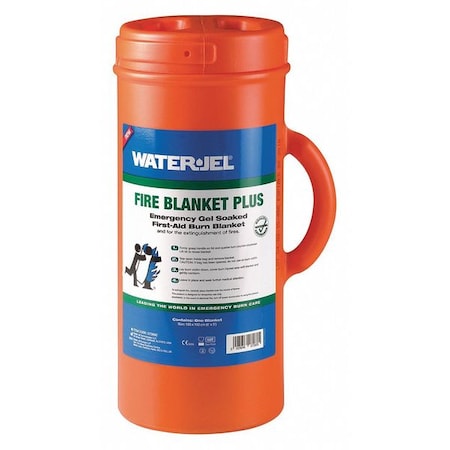 Fire Blanket, First Aid Gel-Coated, Wool, 6 ft x 5 ft, Tan Blanket Color MPN:G7260C-4.69.000
