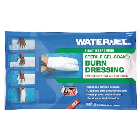 Burn Face Dressing, Blue, 22