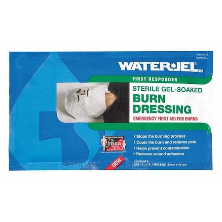 Burn Face Dressing, Blue, 16
