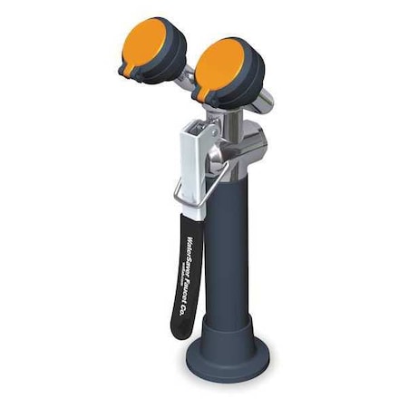 Plumbed Eyewash, Counter Mount, Plumbed, 11 11/12 in H., 4 1/6 in W MPN:EW1022