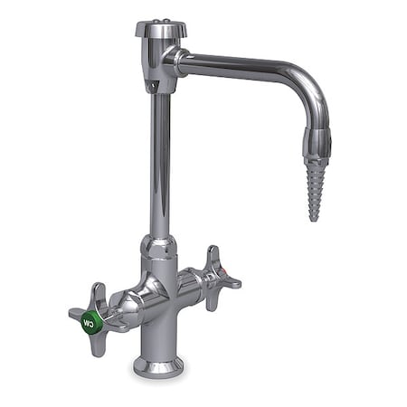 Manual Laboratory Faucet, Single Hole Mount, Chrome 1 Hole MPN:L414VB