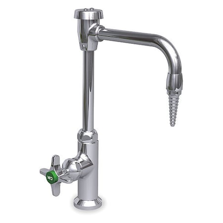 Manual Laboratory Faucet, Single Hole Mount, Chrome 1 Hole MPN:L614VB