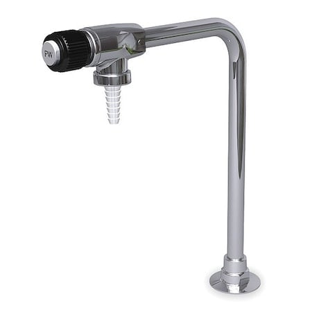 Manual Laboratory Faucet, Single Hole Mount, Chrome 1 Hole MPN:L7833