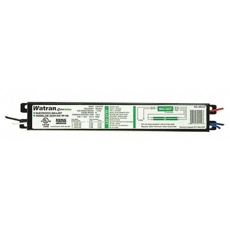 Electronic Ballast, Input Watts 55 MPN:LPT80210