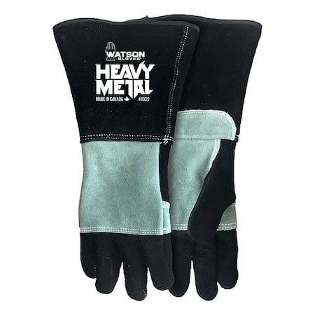 1039 Welding Gloves, Gauntlet Cuff, Wing Thumb, Standard Elksplit Leather, 2XL, 1 PR MPN:1039-XXL