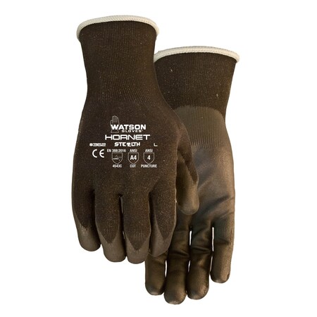 Knit Gloves, Cut Level A4, Nitrile, Smooth, L 1 PR MPN:362-L