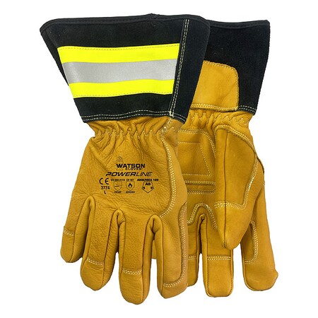 Leather Gloves, Gauntlet, 1 PR MPN:3774-L