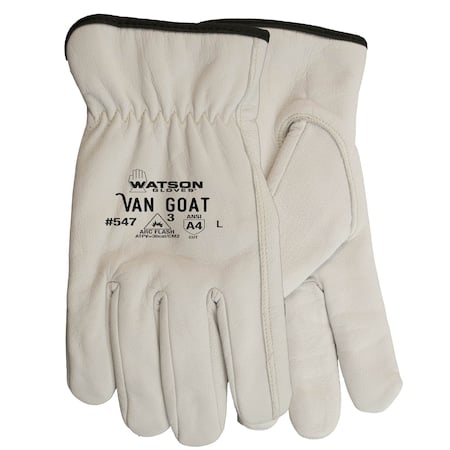 Leather Gloves, Cut Level A6, Dryhide, M 1 PR MPN:547-M