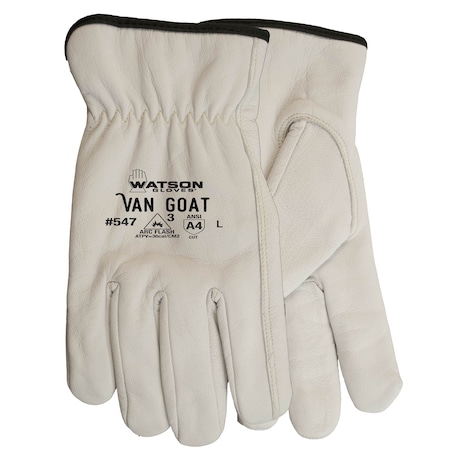 Leather Gloves, Cut Level A6, Dryhide, S 1 PR MPN:547-S