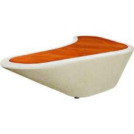 Wausau Tile® Collaboration Boomerang Bench 100
