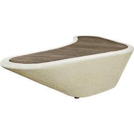 Wausau Tile® Collaboration Boomerang Bench 100